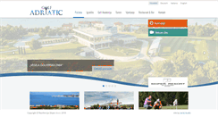 Desktop Screenshot of golf-adriatic.com
